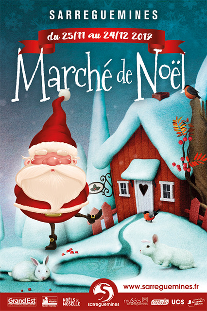 Affiche Noel 2017 - Ville de Sarreguemines